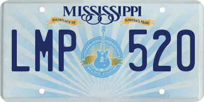MS license plate LMP520