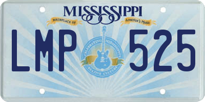MS license plate LMP525