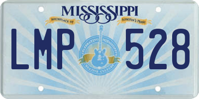MS license plate LMP528