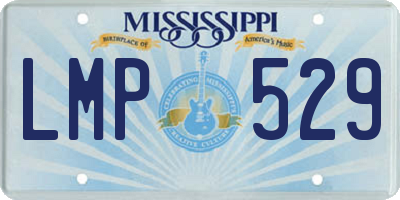 MS license plate LMP529