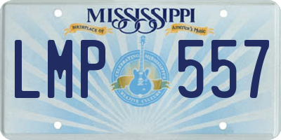 MS license plate LMP557