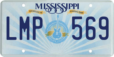 MS license plate LMP569