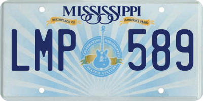 MS license plate LMP589
