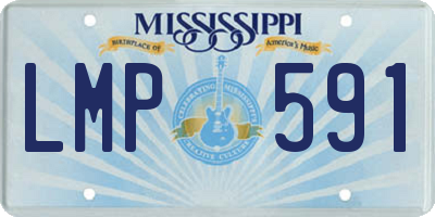 MS license plate LMP591