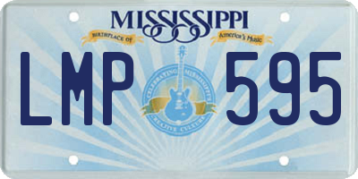MS license plate LMP595