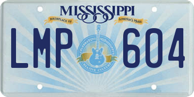 MS license plate LMP604