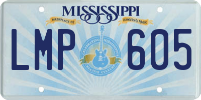 MS license plate LMP605