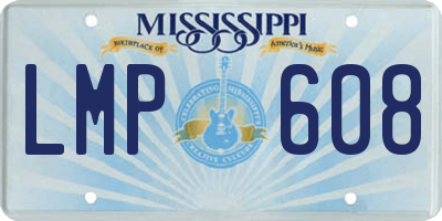MS license plate LMP608