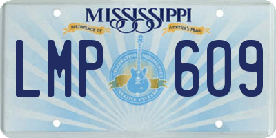 MS license plate LMP609
