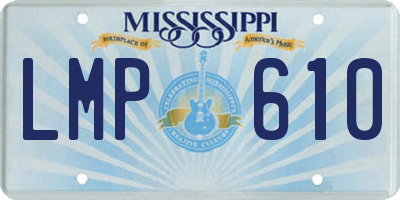 MS license plate LMP610