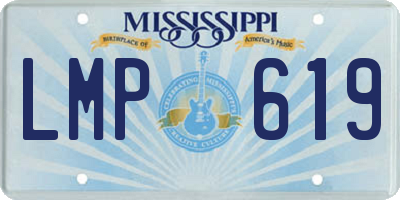 MS license plate LMP619