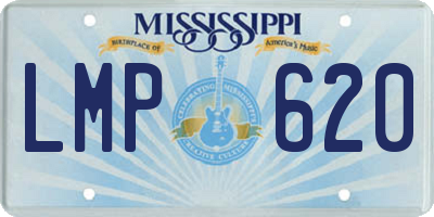 MS license plate LMP620
