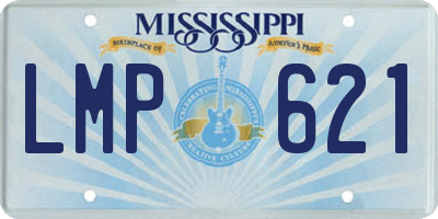MS license plate LMP621