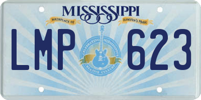 MS license plate LMP623