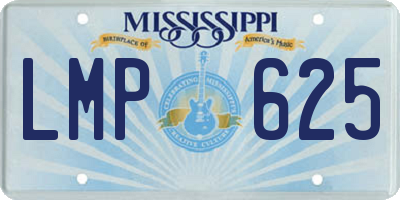 MS license plate LMP625