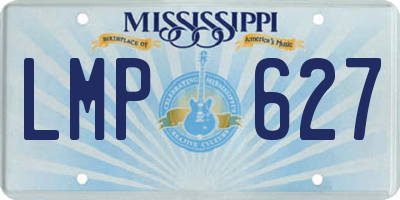 MS license plate LMP627