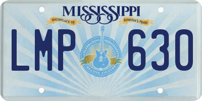 MS license plate LMP630