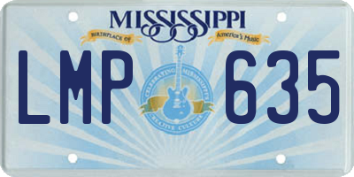 MS license plate LMP635