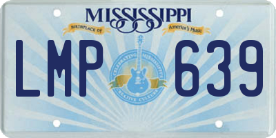MS license plate LMP639