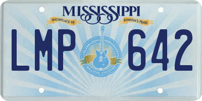 MS license plate LMP642