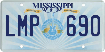 MS license plate LMP690