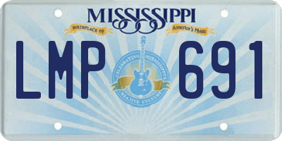 MS license plate LMP691