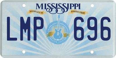 MS license plate LMP696