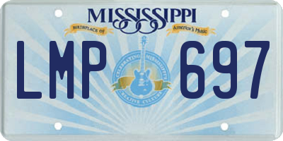 MS license plate LMP697