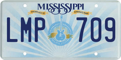 MS license plate LMP709