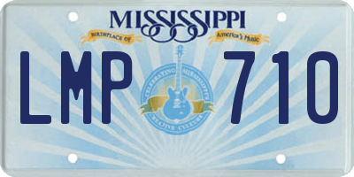 MS license plate LMP710
