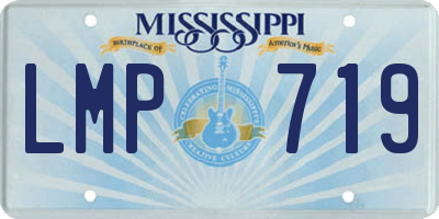 MS license plate LMP719