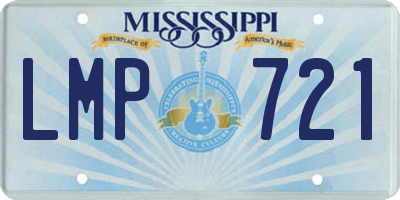 MS license plate LMP721