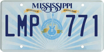 MS license plate LMP771