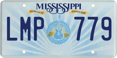 MS license plate LMP779