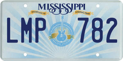 MS license plate LMP782