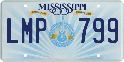 MS license plate LMP799