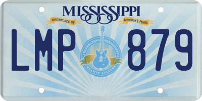 MS license plate LMP879