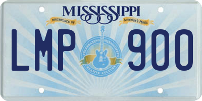 MS license plate LMP900