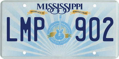 MS license plate LMP902