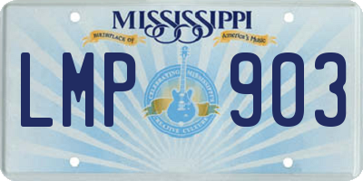 MS license plate LMP903