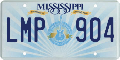 MS license plate LMP904