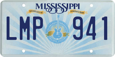 MS license plate LMP941