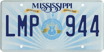 MS license plate LMP944