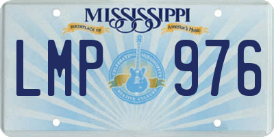 MS license plate LMP976