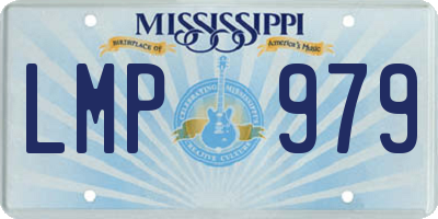 MS license plate LMP979