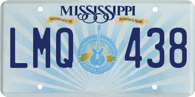 MS license plate LMQ438