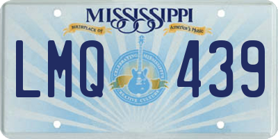 MS license plate LMQ439