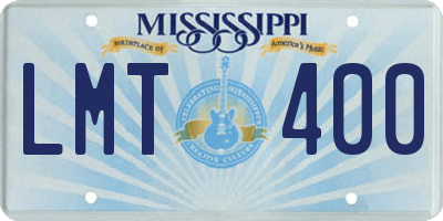 MS license plate LMT400