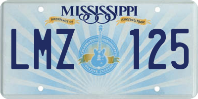 MS license plate LMZ125