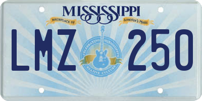 MS license plate LMZ250